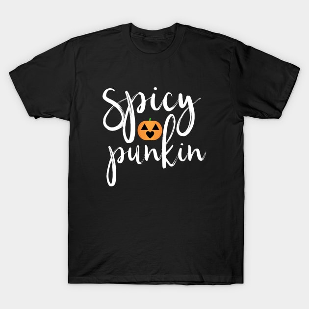 Spicy Pumpkin Sexy Halloween T-Shirt by spiffy_design